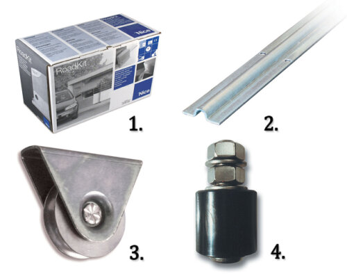 Sada pojezdové brány do hmotnosti 400kg včetně pohonu Road400Kit